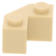 LEGO kocka 2x2 csapott sarokkal, sárgásbarna (87620)